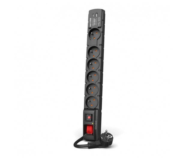 HSK DATA ACAR S6 czarny 1,5M USB A+C - 1324364 - zdjęcie